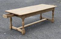 Large French Bleached Oak Farmhouse Table with Extensions (21 of 26) Large French Bleached Oak Farmhouse Table with Extensions (21 of 26)