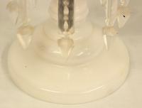 Antique Late Victorian Single Mantle / Table Lustre (5 of 5) Antique Late Victorian Single Mantle / Table Lustre (5 of 5)