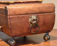 Fine Regency Leather Work Box (11 of 14) Fine Regency Leather Work Box (11 of 14)
