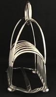 Art Nouveau Silver Plated 7 Bar Toast Rack (2 of 4) Art Nouveau Silver Plated 7 Bar Toast Rack (2 of 4)