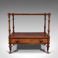 Antique Two Tier Side Table, Mahogany Whatnot, Regency Canterbury, Display Stand (2 of 12) Antique Two Tier Side Table, Mahogany Whatnot, Regency Canterbury, Display Stand (2 of 12)