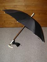 Antique Ladies Black Canopy Umbrella & Repousse GP Collar With Vacant Cartouche (9 of 11) Antique Ladies Black Canopy Umbrella & Repousse GP Collar With Vacant Cartouche (9 of 11)