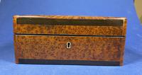 Victorian French Burr Cedar Jewellery Box with Inlay & Original Interior (12 of 13) Victorian French Burr Cedar Jewellery Box with Inlay & Original Interior (12 of 13)