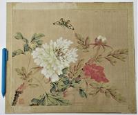 Chinese Watercolour on Silk, Lignan School, Early 20th Century, Unframed (2 of 6) Chinese Watercolour on Silk, Lignan School, Early 20th Century, Unframed (2 of 6)