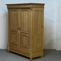 Wide Double Old Pine Wardrobe - Dismantles (3 of 4) Wide Double Old Pine Wardrobe - Dismantles (3 of 4)