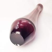 Plum Coloured Bottle Glass Vase (6 of 6) Plum Coloured Bottle Glass Vase (6 of 6)