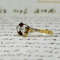The Antique Old Cut Bezel Set Toi Et Moi Ring (2 of 5) The Antique Old Cut Bezel Set Toi Et Moi Ring (2 of 5)