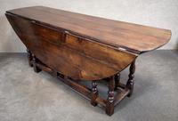 Large Oak Drop Leaf Table, Gate Leg Table, Dining Table - Seats Eight Persons (2 of 9) Large Oak Drop Leaf Table, Gate Leg Table, Dining Table - Seats Eight Persons (2 of 9)