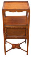 Antique c.1800 Georgian Mahogany Washstand / Bedside Table – Quality Nightstand