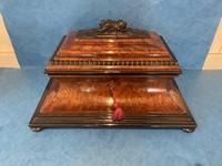 Victorian Burr Cedar & Ebony Shaped Tea Caddy (19 of 20) Victorian Burr Cedar & Ebony Shaped Tea Caddy (19 of 20)