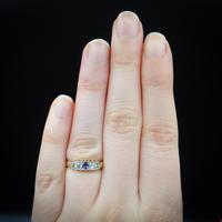 Antique Amethyst Peridot and Diamond Scroll Boat 18ct Yellow Gold Ring (4 of 10) Antique Amethyst Peridot and Diamond Scroll Boat 18ct Yellow Gold Ring (4 of 10)