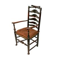 Georgian Elm Macclesfield Arm Chair (2 of 8) Georgian Elm Macclesfield Arm Chair (2 of 8)