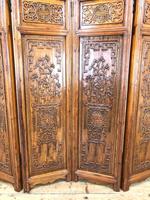 Chinese Elm Carved Screen (5 of 13) Chinese Elm Carved Screen (5 of 13)