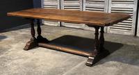 French Oak Farmhouse Refectory Dining Table (2 of 20) French Oak Farmhouse Refectory Dining Table (2 of 20)
