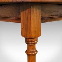 Antique Circular Occasional Table, English, Oak, Side, Lamp, Edwardian, C.1910 (5 of 12) Antique Circular Occasional Table, English, Oak, Side, Lamp, Edwardian, C.1910 (5 of 12)