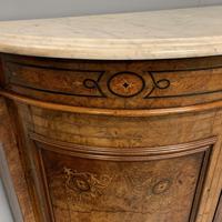 English burr walnut Credenza with Carrara marble top (4 of 10) English burr walnut Credenza with Carrara marble top (4 of 10)