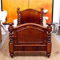 Bed Frame Edwardian Carved Mahogany Barley Twist (3 of 11) Bed Frame Edwardian Carved Mahogany Barley Twist (3 of 11)