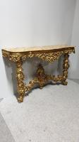 Carved Wood Gilt Console Table (2 of 17) Carved Wood Gilt Console Table (2 of 17)