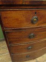 Antique 19th century Mahogany Bow Chest of Drawers, Country House Chest (4 of 18) Antique 19th century Mahogany Bow Chest of Drawers, Country House Chest (4 of 18)