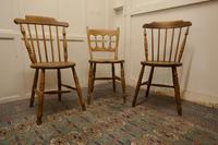 Collection of 3 Stripped Beech & Elm Country Windsor Chairs (6 of 12) Collection of 3 Stripped Beech & Elm Country Windsor Chairs (6 of 12)