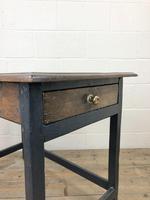 Antique Oak Side Table with Drawer (4 of 11) Antique Oak Side Table with Drawer (4 of 11)