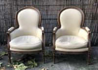 Pair of French Bergere Armchairs (4 of 10) Pair of French Bergere Armchairs (4 of 10)