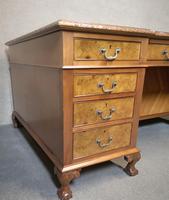 Antique Burr Walnut Partners Desk (6 of 12) Antique Burr Walnut Partners Desk (6 of 12)