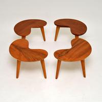 Pair of Vintage Walnut Kidney Side Tables (8 of 8) Pair of Vintage Walnut Kidney Side Tables (8 of 8)