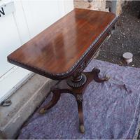 Classical Regency Rosewood Card Table (4 of 9) Classical Regency Rosewood Card Table (4 of 9)