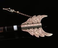 Antique Victorian Scottish Agate Arrow Brooch, Sterling Silver (5 of 9) Antique Victorian Scottish Agate Arrow Brooch, Sterling Silver (5 of 9)
