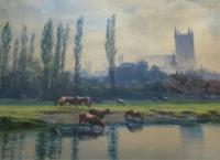 St Johns College, Cambridge 'John Henry Leonard' (1834-1904) Landscape Painting (4 of 12) St Johns College, Cambridge 'John Henry Leonard' (1834-1904) Landscape Painting (4 of 12)