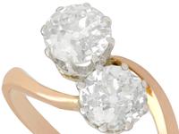 1.57ct Diamond & 18ct Rose Gold Twist Ring - Antique c.1910 (4 of 9) 1.57ct Diamond & 18ct Rose Gold Twist Ring - Antique c.1910 (4 of 9)