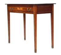 Georgian Inlaid Mahogany Writing Side Table Desk (2 of 8) Georgian Inlaid Mahogany Writing Side Table Desk (2 of 8)