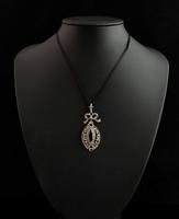 Antique Edwardian Paste Pendant, Sterling Silver (4 of 11) Antique Edwardian Paste Pendant, Sterling Silver (4 of 11)
