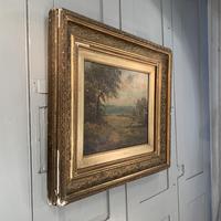 Antique Victorian landscape oil painting entitled View nr Epping signed B Fox (11 of 11) Antique Victorian landscape oil painting entitled View nr Epping signed B Fox (11 of 11)