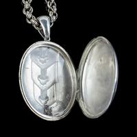 Antique Victorian Silver Turquoise Locket Necklace c.1880 (5 of 8) Antique Victorian Silver Turquoise Locket Necklace c.1880 (5 of 8)