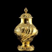 Antique Georgian Solid Silver Gilt Tea Caddy / Sugar Caster, Baronet Coat of Arms (heathcote) - Samuel Taylor 1753 (2 of 27) Antique Georgian Solid Silver Gilt Tea Caddy / Sugar Caster, Baronet Coat of Arms (heathcote) - Samuel Taylor 1753 (2 of 27)