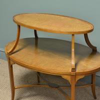 Quality Victorian Satinwood Two Tier Lamp Table (4 of 7) Quality Victorian Satinwood Two Tier Lamp Table (4 of 7)