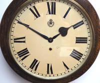 English RAF 18 Inch Dial Wall Clock Oak Military Mess Clock Fusee Dial Wall Clock (5 of 12) English RAF 18 Inch Dial Wall Clock Oak Military Mess Clock Fusee Dial Wall Clock (5 of 12)