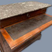 French Marble Top Commode with Writing Surface (3 of 9) French Marble Top Commode with Writing Surface (3 of 9)
