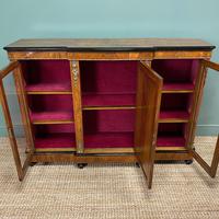Spectacular Figured Walnut Victorian Break Fronted Antique Credenza (10 of 10) Spectacular Figured Walnut Victorian Break Fronted Antique Credenza (10 of 10)