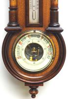 Antique combination HAC 8 Day Wall Clock Clock displays clock, barometer and thermometer (4 of 10) Antique combination HAC 8 Day Wall Clock Clock displays clock, barometer and thermometer (4 of 10)