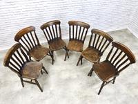 Matched Set of 6 Windsor Lathback Kitchen Chairs (3 of 7) Matched Set of 6 Windsor Lathback Kitchen Chairs (3 of 7)