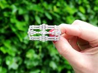 4.90ct Diamond & Platinum Brooch - Art Deco c.1925 (2 of 9) 4.90ct Diamond & Platinum Brooch - Art Deco c.1925 (2 of 9)