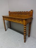Good Light Oak Console Hall Table c.1880 (4 of 6) Good Light Oak Console Hall Table c.1880 (4 of 6)