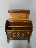 Superb Victorian Burr Walnut Inlaid Canterbury (3 of 12) Superb Victorian Burr Walnut Inlaid Canterbury (3 of 12)