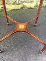 Quality Edwardian Inlaid Mahogany Table (3 of 7) Quality Edwardian Inlaid Mahogany Table (3 of 7)