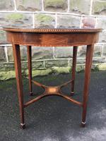 Quality Edwardian Inlaid Mahogany Table (2 of 7) Quality Edwardian Inlaid Mahogany Table (2 of 7)