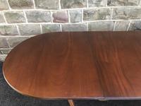 Antique Mahogany Twin Pillar 7.5ft Extending Dining Table (4 of 9) Antique Mahogany Twin Pillar 7.5ft Extending Dining Table (4 of 9)