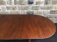 Antique Mahogany Twin Pillar 7.5ft Extending Dining Table (5 of 9) Antique Mahogany Twin Pillar 7.5ft Extending Dining Table (5 of 9)